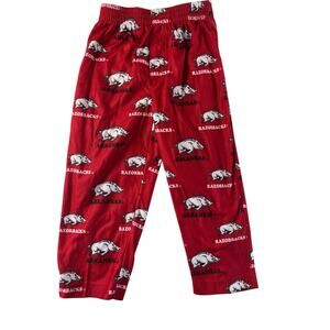 Arkansas Razorbacks Youth Kids 2T Team Colorway Red Pajama Lounge Pants